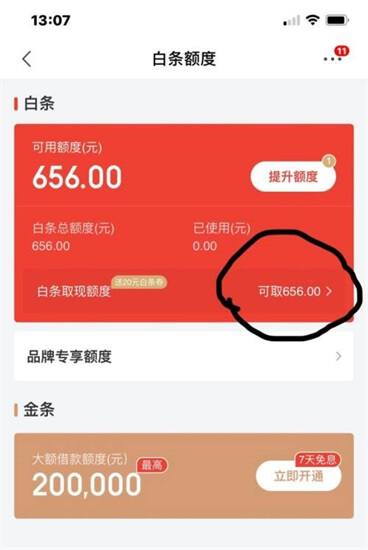 白条额度不够？给你白条额度！20万够不够！